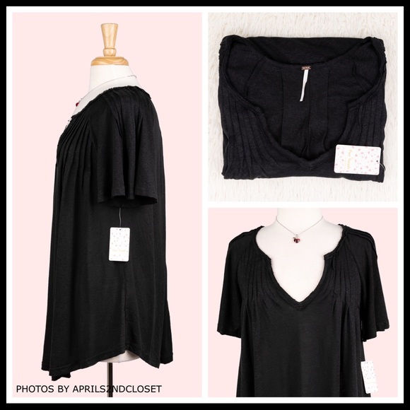 FREE PEOPLE BOHO TUNIC FLOWY MINI DRESS A2C - Picture 5 of 16